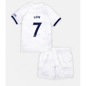 Maillot de foot Tottenham Hotspur Son Heung-min #7 Domicile enfant 2023-24 Manches Courte (+ pantalon court)